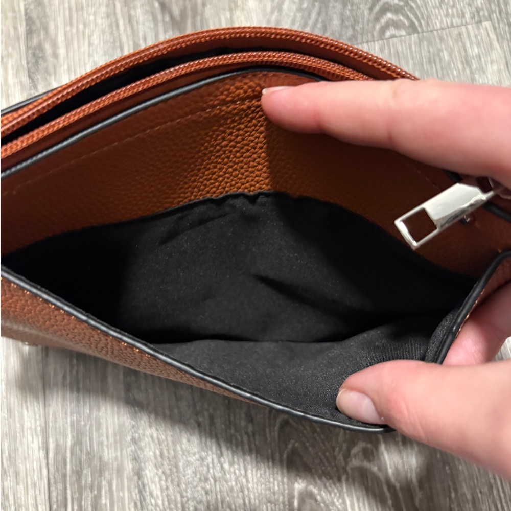 MKF Collection Brown Leather Women's Hobo Bag - Picture 12 of 14
